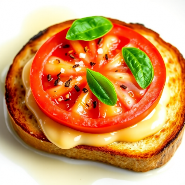 Cheesy Tomato Toast