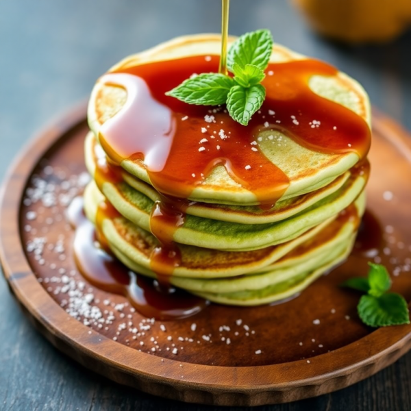 Matcha Egg Pancakes