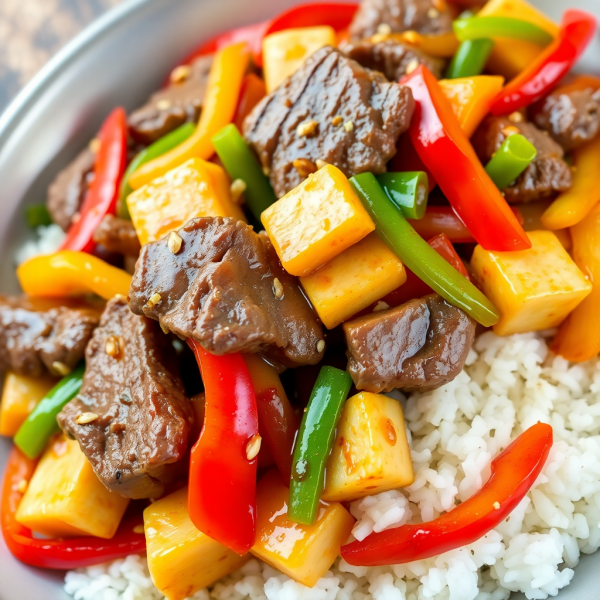 Beef and Tofu Stir-Fry