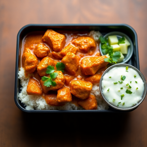 Spicy Chicken Curry Bento Box