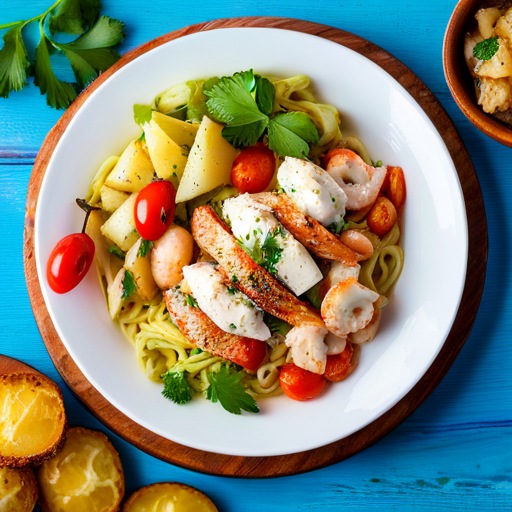 Mediterranean Chicken Pasta Bowl 