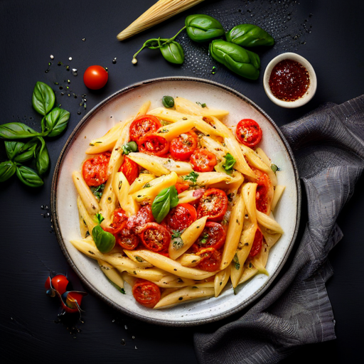 Tomato Parmesan Penne Pasta