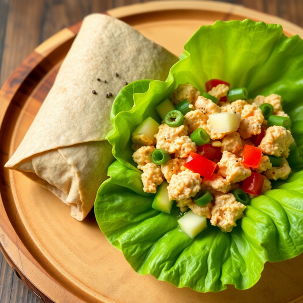 Spicy Tuna Salad Wrap