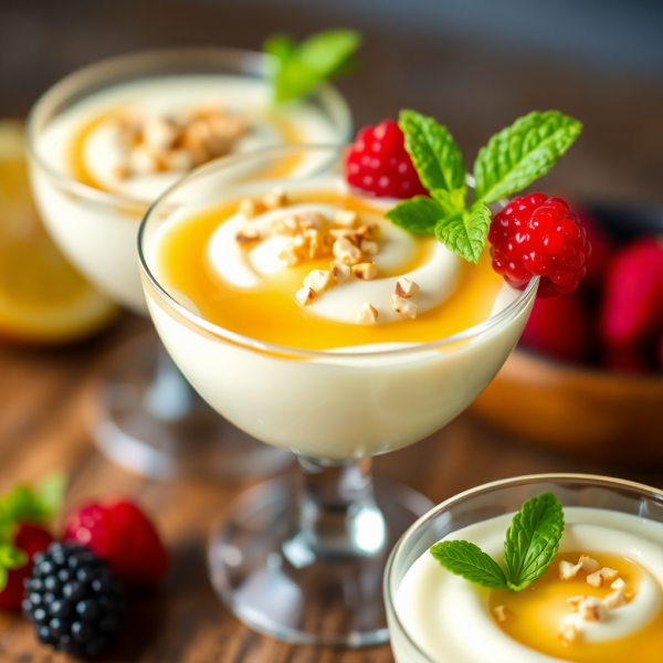 Greek Honey Yogurt Mousse