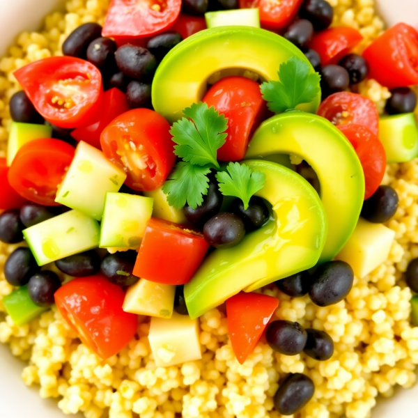 Creamy Avocado Quinoa Bowl