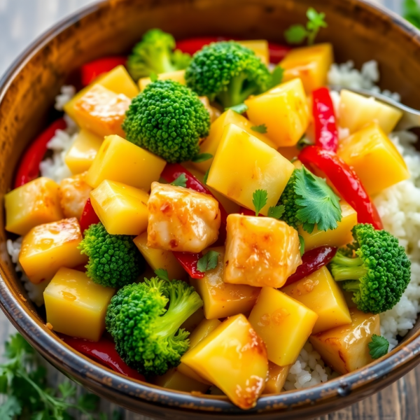 Tropical Pineapple Chicken Stir-Fry