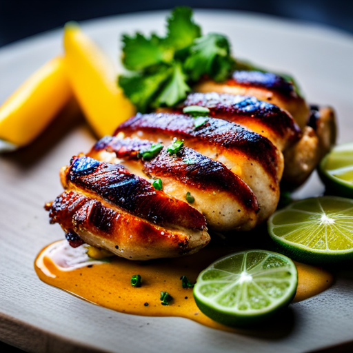 Grilled Chicken with Mustard Marinade