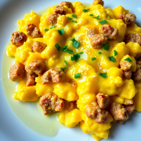 Sausage and Egg Scramble