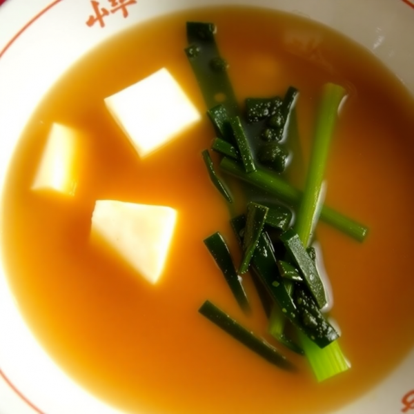 Classic Miso Soup with Dashi and Seaweed