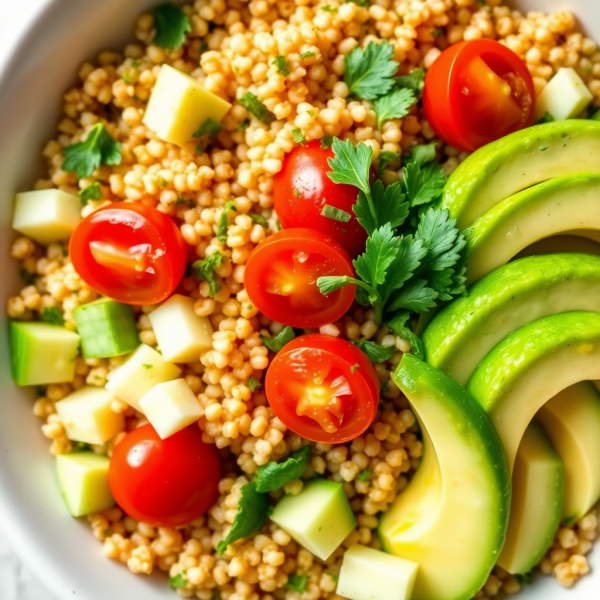 Tea-Infused Quinoa Bowl