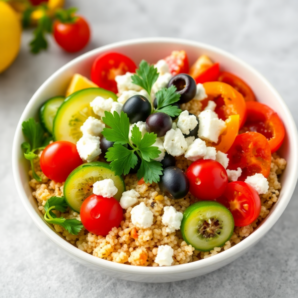 Mediterranean Quinoa Bowl