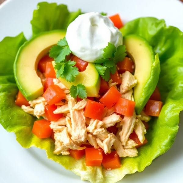 Lettuce Wrap Chicken Tacos