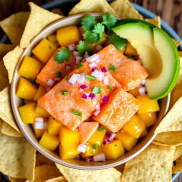 Mango Salmon Ceviche