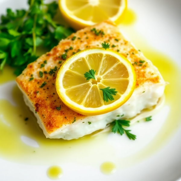 Lemon Herb Baked Cod