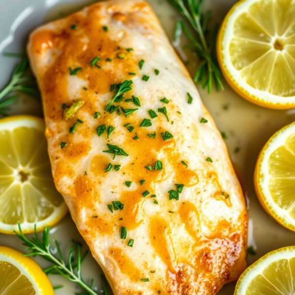 Dijon Baked Trout with Herbs