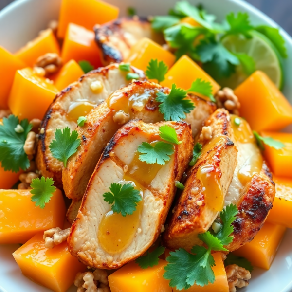 Cantaloupe Chicken Salad