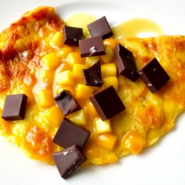 Chocolate Corn Egg Sweet Omelette