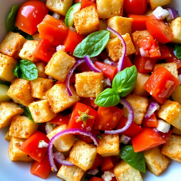 Classic Panzanella Salad