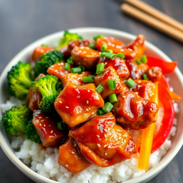 Spicy Teriyaki Chicken Bowl