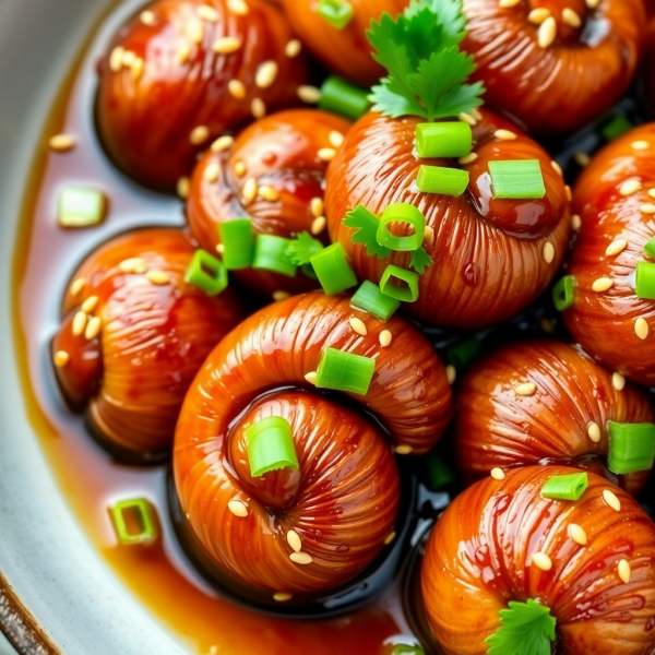 Asian Spiced Garlic Snails