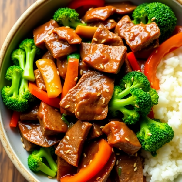 Garlic Beef and Broccoli Stir-Fry