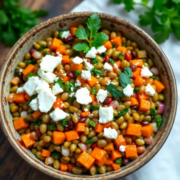 Lentil Salad with Shallots and Herbs