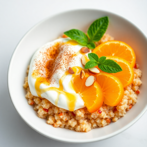 Citrus Quinoa Breakfast Bowl