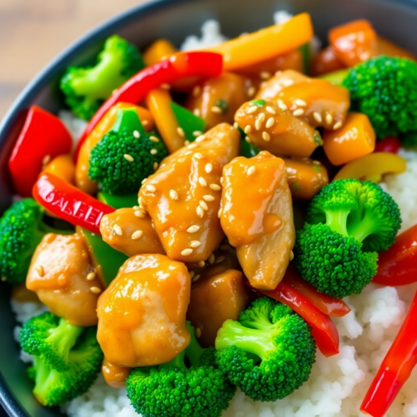 Golden Garlic Pork Stir-Fry