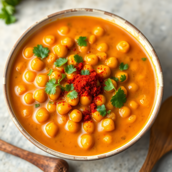 Spicy Chickpea Stew (Basaik Karhi)