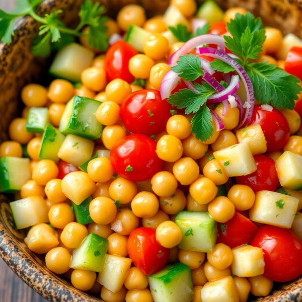 Mediterranean Chickpea Salad