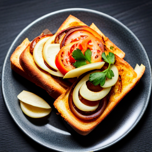 Onion and Potato Toast