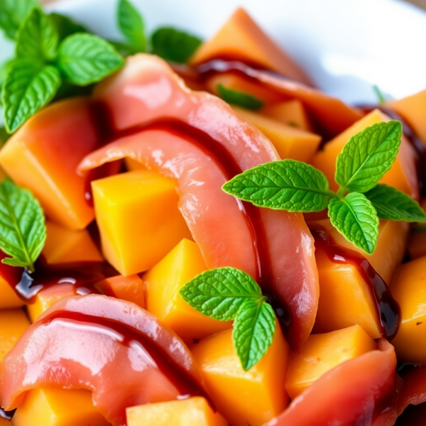 Cantaloupe and Prosciutto Salad