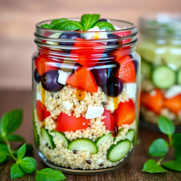 Mediterranean Jar Salad