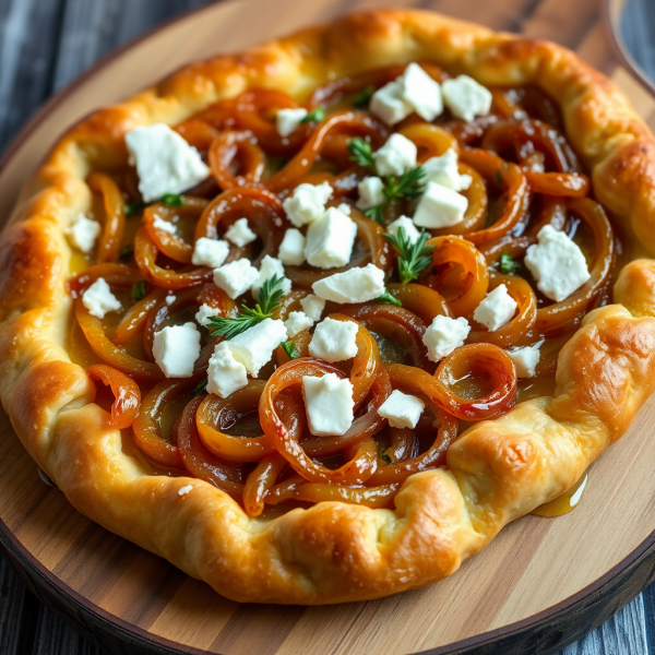 Caramelized Onion and Goat Cheese Tart