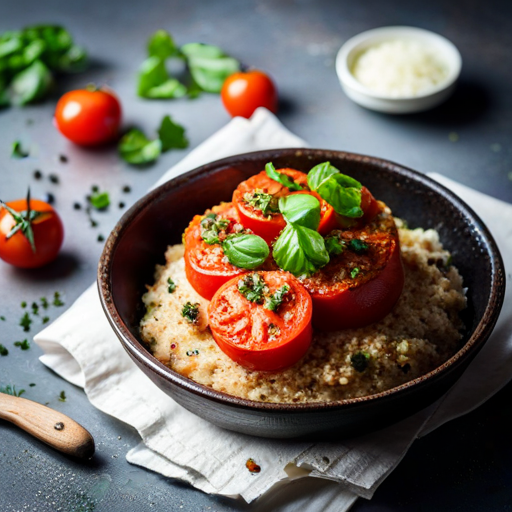 Baked Tomato with Quinoa