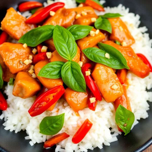 Thai Basil Chicken Stir-Fry