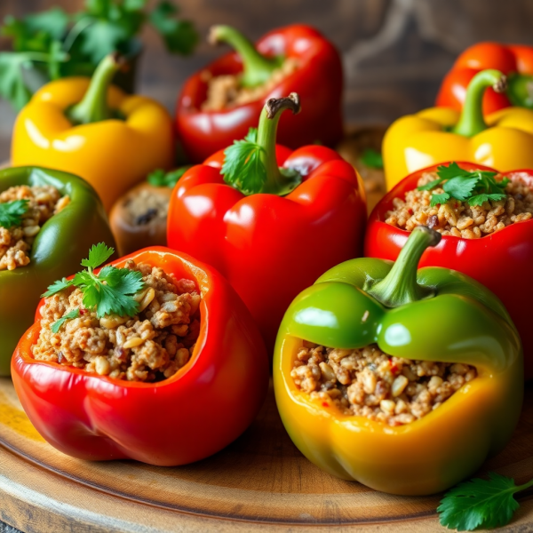 Turkish Stuffed Peppers (Biber Dolması)