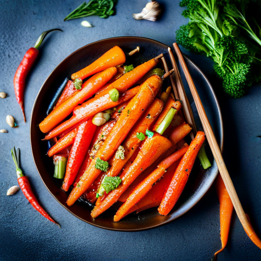 Carrot stir-fry