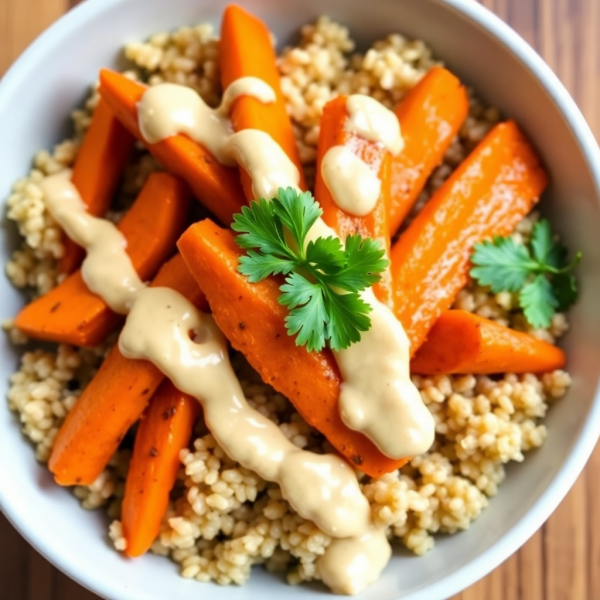 Savory Carrot and Quinoa Bowl