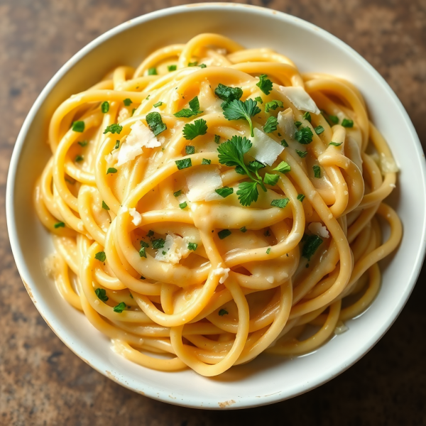 Creamy Garlic Parmesan Pasta