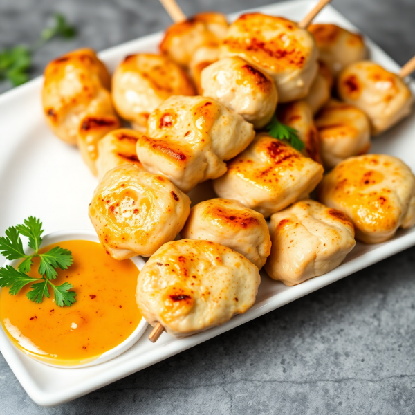 Creamy Yogurt Chicken Skewers