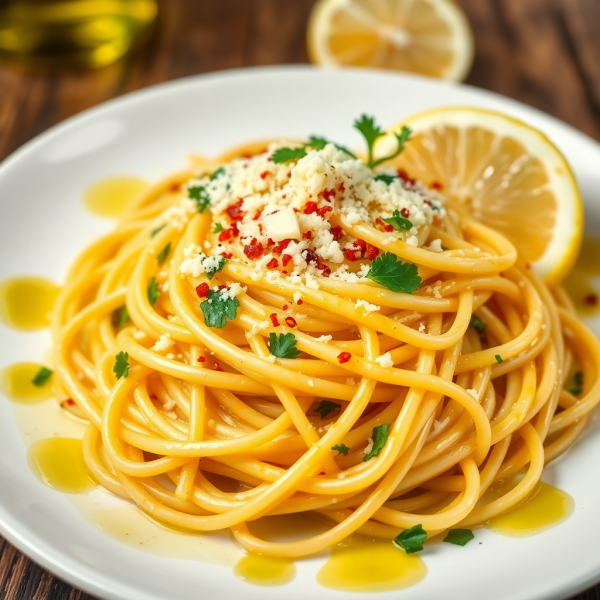 Mediterranean Olive Oil Pasta