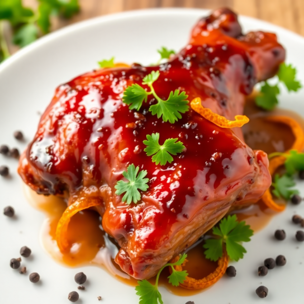 Spicy Hong Kong-Style Roast Duck with Pepper and Dried Tangerine Peel