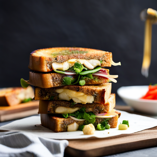 Chinese Keto Grilled Cheese Sandwich