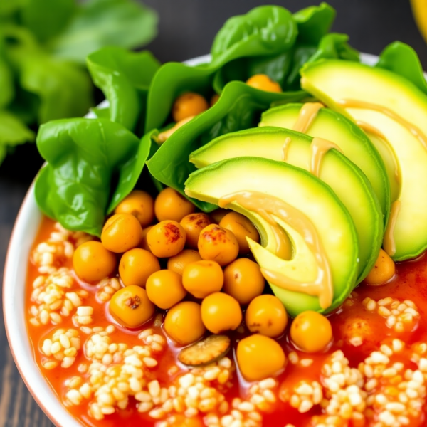 Spicy Chickpea and Quinoa Bowl