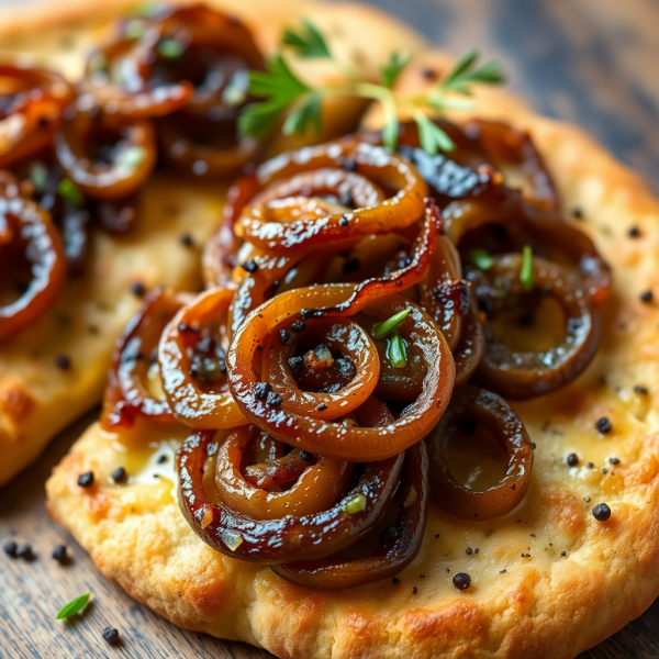 Savory Onion Flatbread