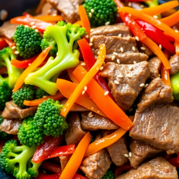 Healthy Beef Stir-Fry with Veggies