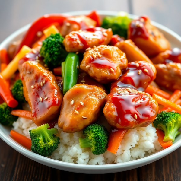 Honey Soy Glazed Chicken Stir-Fry