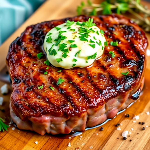 Garlic Herb Butter Steak