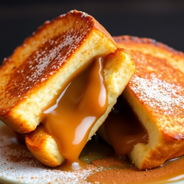 Dulce de Leche Stuffed French Toast